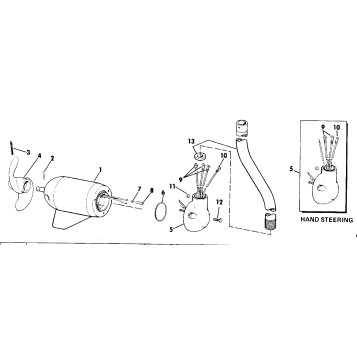 MOTOR AND ADAPTER GROUP/24 VOLT