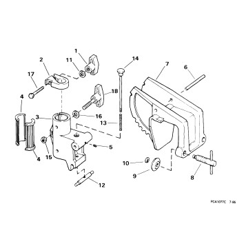 TRANSOM MOUNT STERN BRACKET