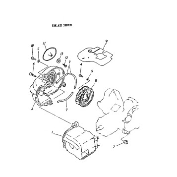 01- Fan, Air Shroud