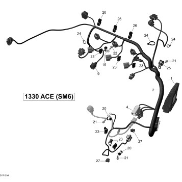 10- Engine Harness And Electronic Module _51R1534