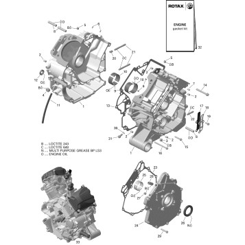 01- Rotax - Crankcase - V1