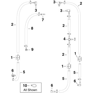 OIL RECIRCULATION HOSES