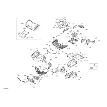 09- Body And Accessories 6X6 MAX - 1000 EFI - Pure Magnesium  -  Front
