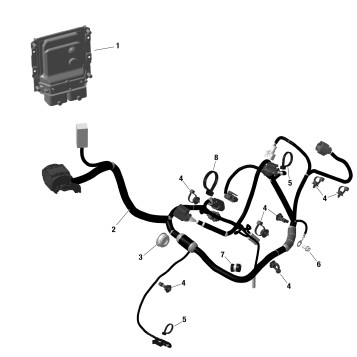 01- ROTAX - Engine Harness - Electronic Throttle Control
