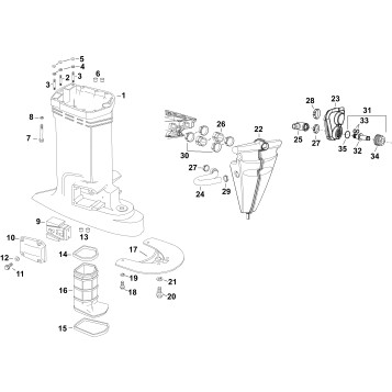EXHAUST HOUSING & MUFFLER