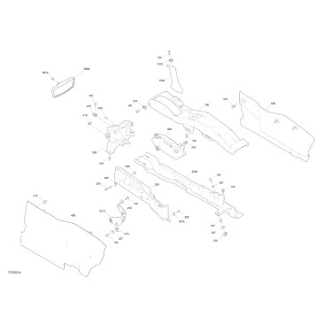 09- Cab Interior - Console - STD - XDS