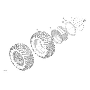 04- Drive - Rear Wheels - XTP - Except Europe