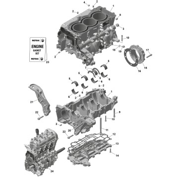01- ROTAX - Crankcase