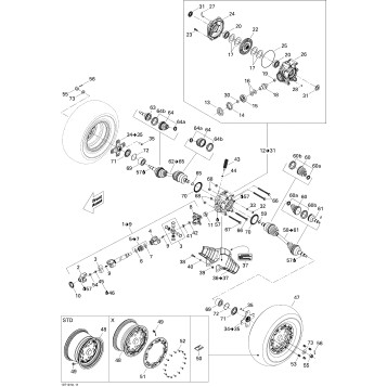 08- Drive System, Rear 500 EFI