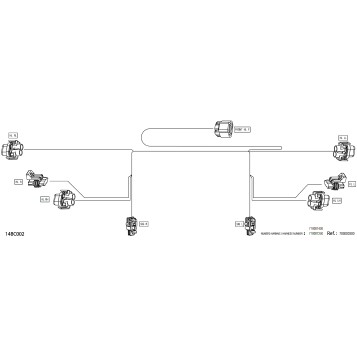 08- Electric - Front Wiring Harness - 710007426