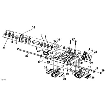 08- Rear Swing Arm North America