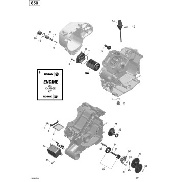 01- Rotax - Engine Lubrication - 850 EFI