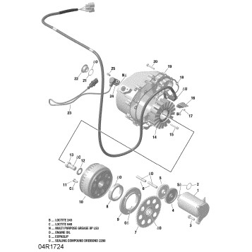 03- Magneto And Electric Starter - HD10
