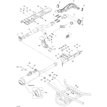 01- Exhaust System 500 EFI