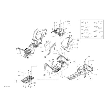 09- Body And Accessories 6X6 - 650 EFI - North america  - Middle