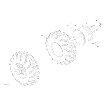 04- Drive - Rear Section - Wheels - Mossy Oak Edition