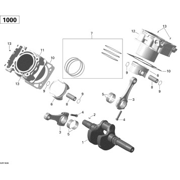 01- Crankshaft, Piston And Cylinder _02R1506