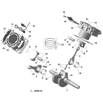 01- Crankshaft, Piston And Cylinder -  1010R