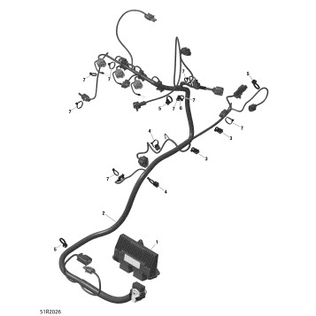 10- Engine Harness And Electronic Module