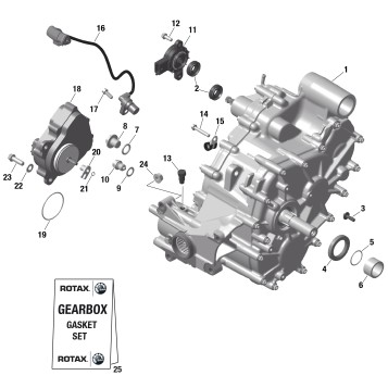 01- ROTAX - GEARBOX ASSY