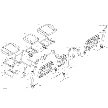 09- Seat - Front Section - LTD CAB