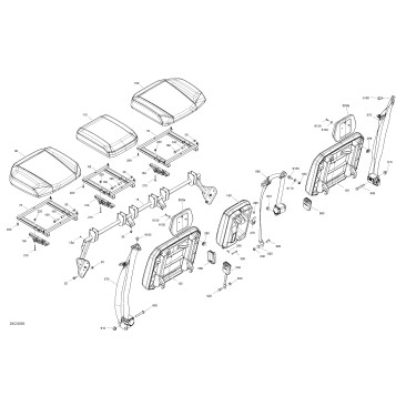 09- Seat - Rear Section - LTD CAB
