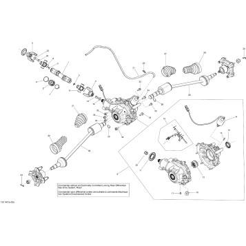 08- Drive System, Rear - With Locking Rear Differential_13C1402a