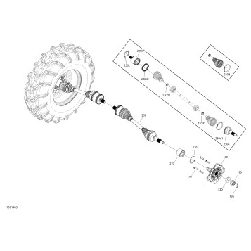 08- Rear Drive - 1000R EFI