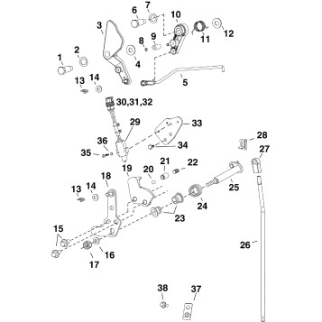 THROTTLE & SHIFT LINKAGE