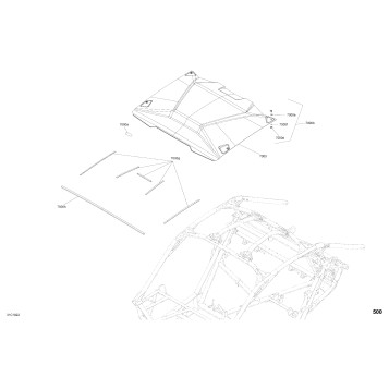 09- Body - Roof Section - Carbon Black