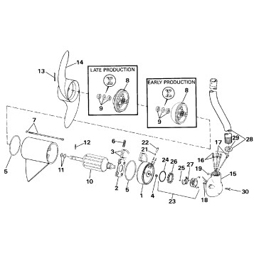 MOTOR AND ADAPTER GROUP/12 VOLT (