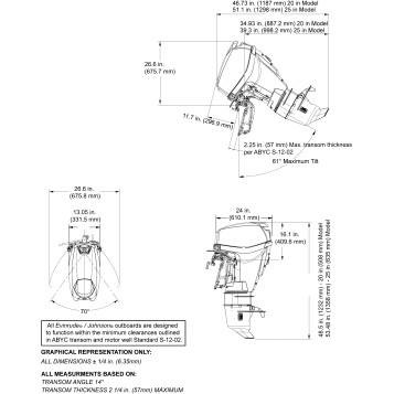 PROFILE DRAWING - Power Tilt, Remote Steer