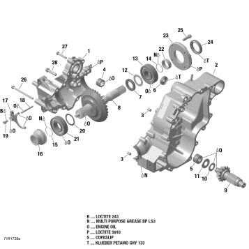 01- ROTAX - Gear Box Output Shaft
