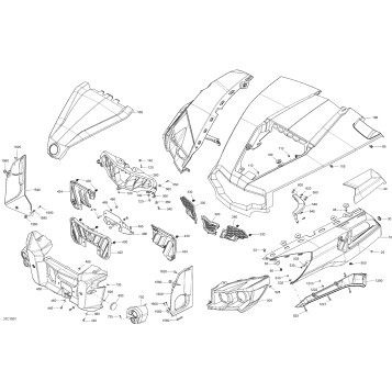 09- Body And Accessories - Front Section - Boreal Green