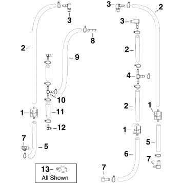 OIL RECIRCULATION HOSES