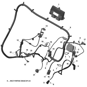 10- Engine Harness And Electronic Module -  1010R