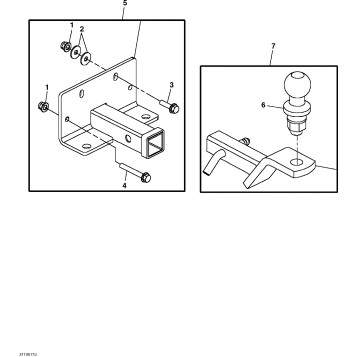 09- Optional Rear Hitch, Receiver Type