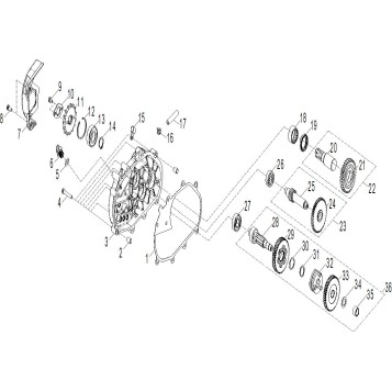 04- Drive - Transmission - 110 EFI