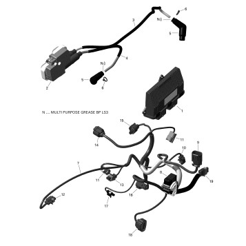 01- Rotax - Engine Harness And Electronic Module  - V3
