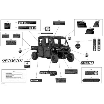 09- Decals - HD10 - XT CAB