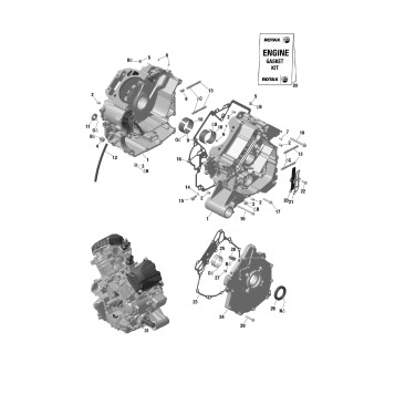 01- ROTAX - Crankcase