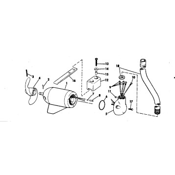 MOTOR AND ADAPTER GROUP 24 VOLT