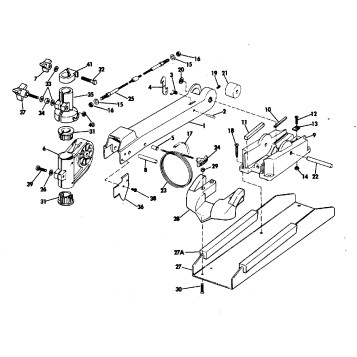 BOW ARM AND DECK BRACKET GROUP