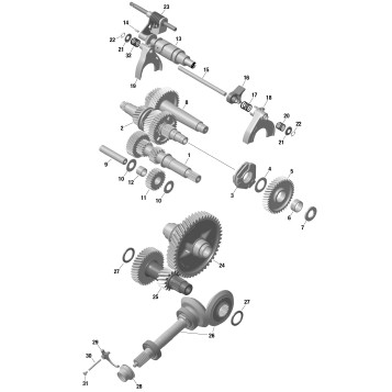01- ROTAX - GearBox 2 - 686509