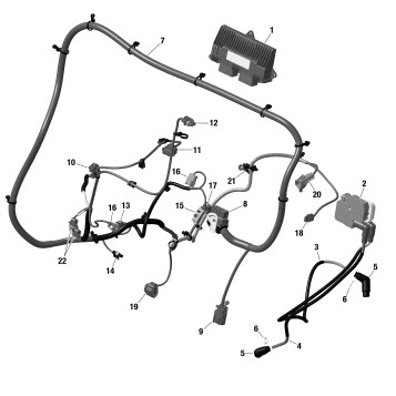 10- Engine Harness And Electronic Module