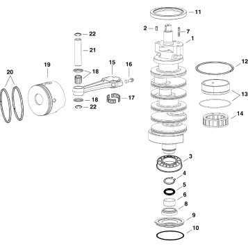 CRANKSHAFT & PISTONS