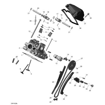 01- Cylinder Head, Rear - Turbo