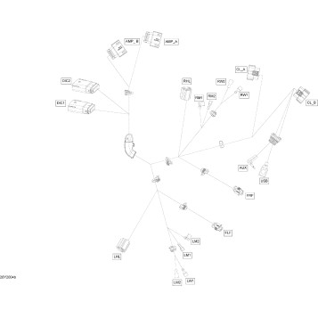 10- Electrical Harness Conosle  - Except Canada USA
