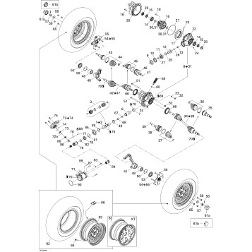 07- Drive System, Front XT