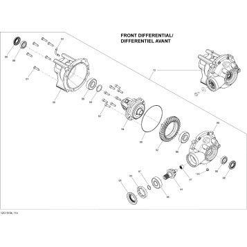 07- Drive System, Front Differential_12C1510b